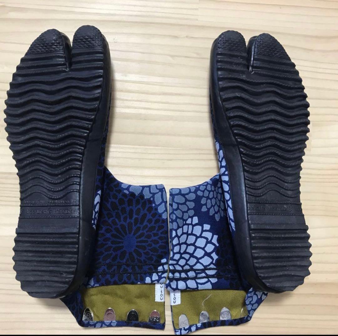 SOU・SOU ソウソウ 貼付まつり足袋 地下足袋 菊づくし 新品同様