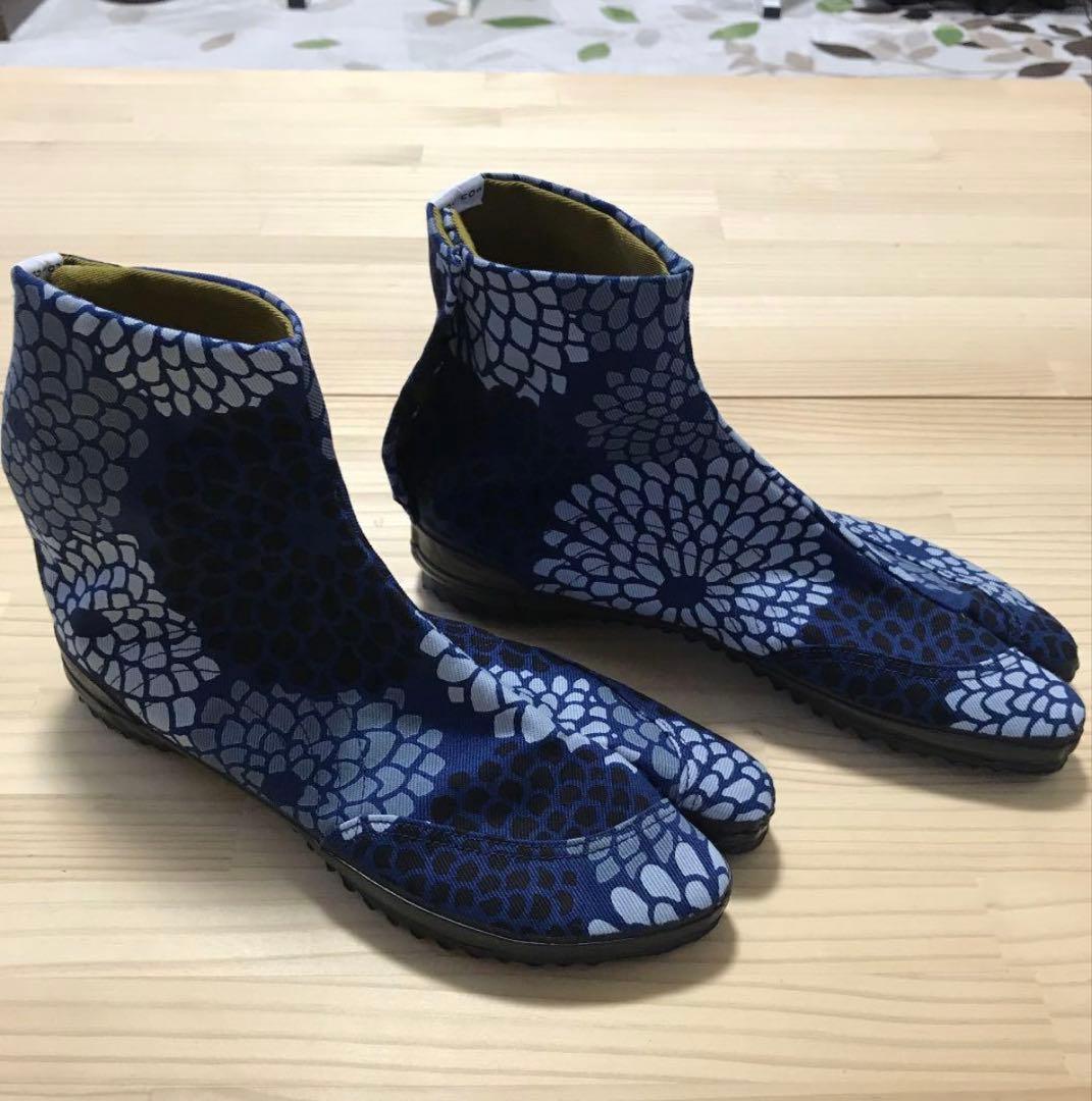 SOU・SOU ソウソウ 貼付まつり足袋 地下足袋 菊づくし 新品同様