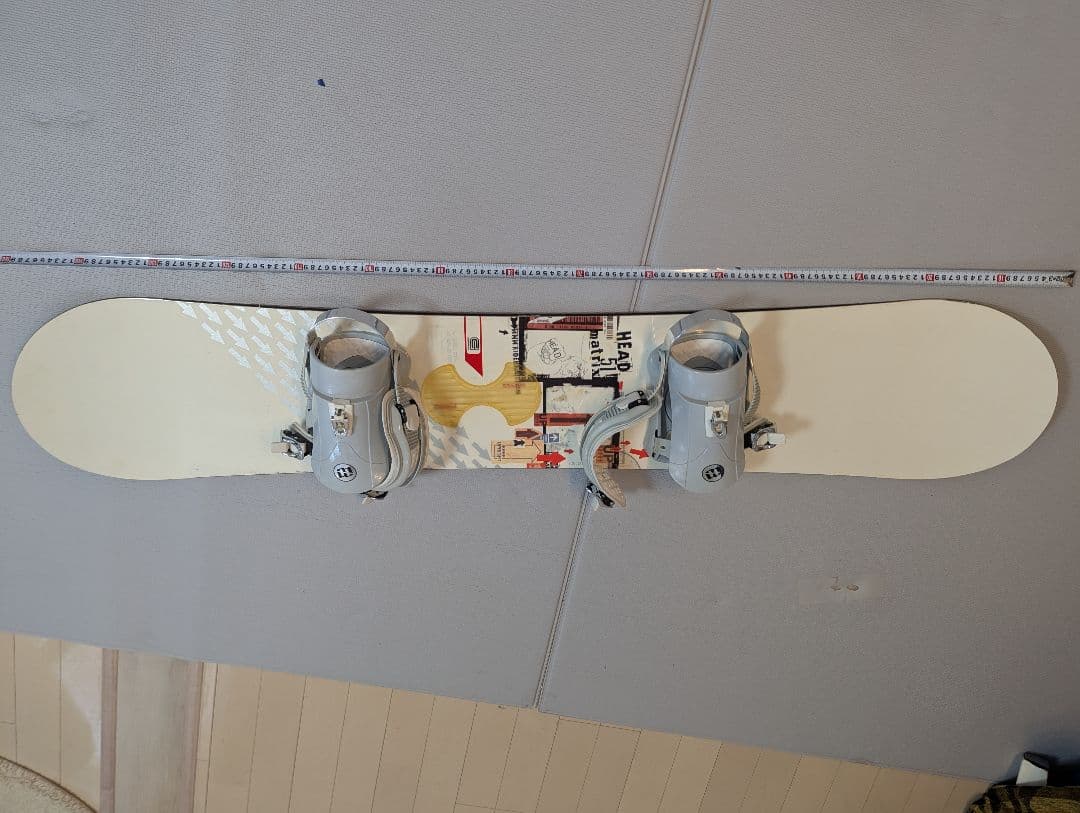 スノーボード アートワーク付き バインディング付