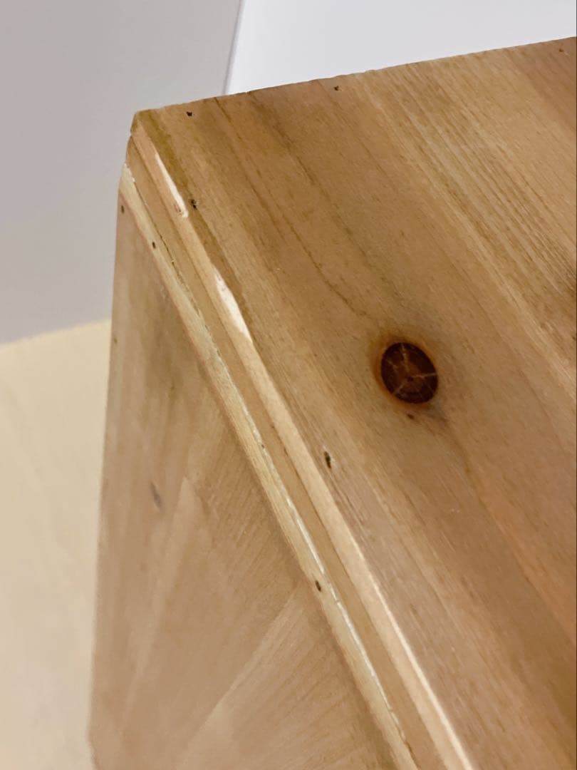 木製　4段チェスト　引き出し8個　タンス　箪笥　サイドチェスト　リビング収納