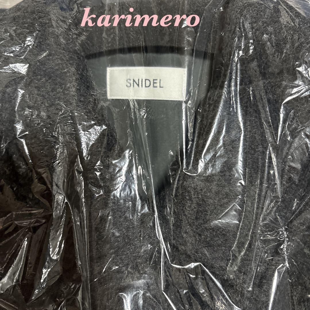 完売色♥️新作新品✨SNIDEL ウールカシミヤスタンドカラーコート✨ DGRY