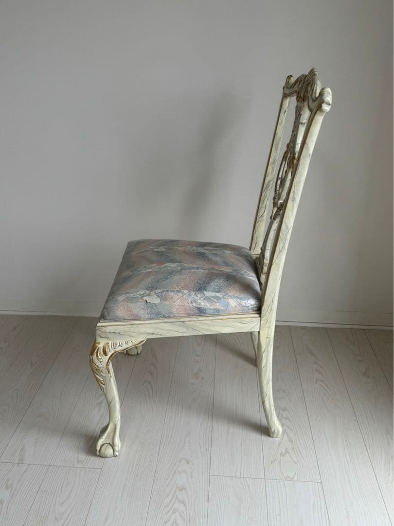 イタリア製ロココ 美しいアンティークチェア