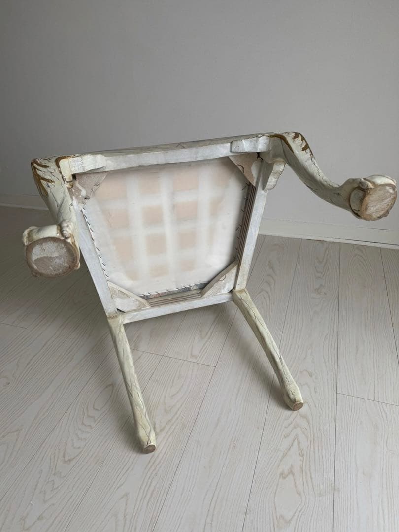 イタリア製ロココ 美しいアンティークチェア