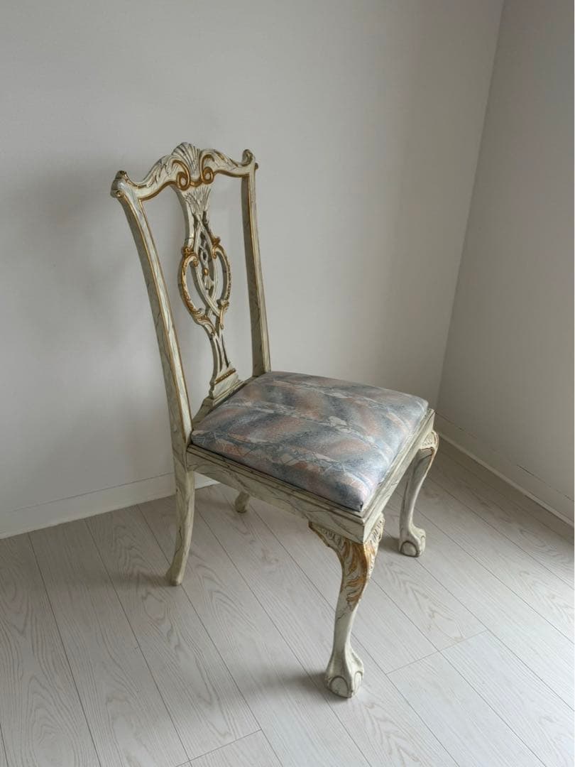 イタリア製ロココ 美しいアンティークチェア