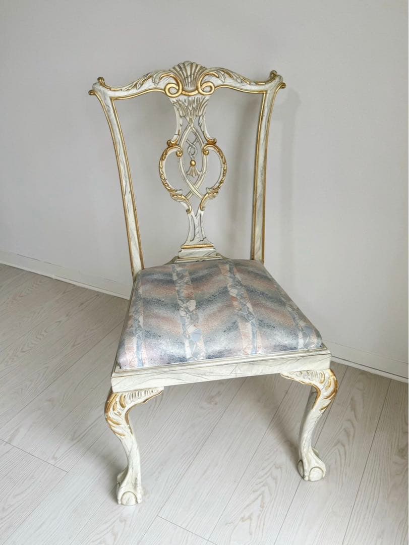イタリア製ロココ 美しいアンティークチェア