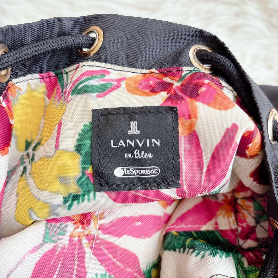 LeSportsac × LANVIN en Bleu 巾着ショルダー 2way