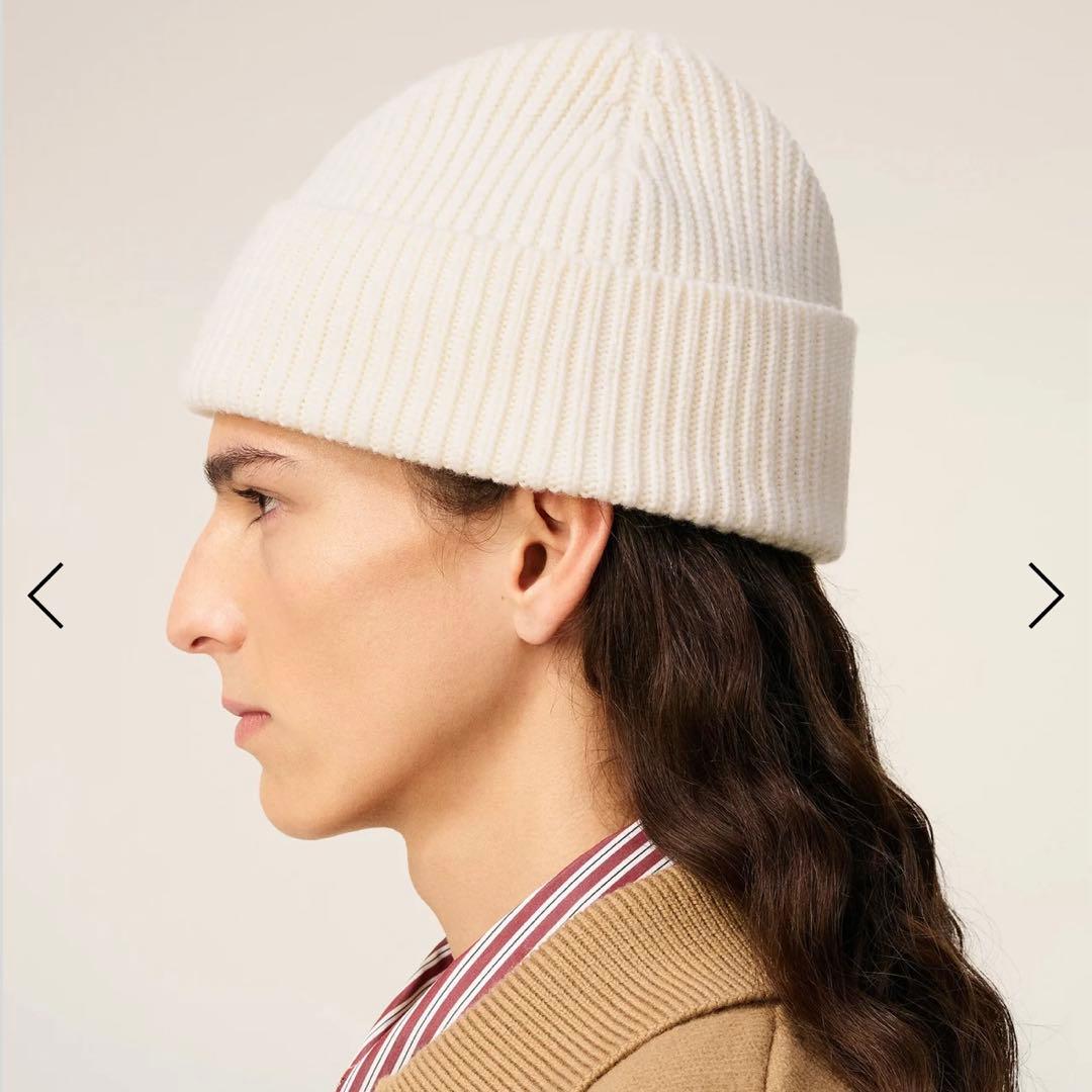 激安 【新品未使用】AMI PARIS アミパリス ニット帽