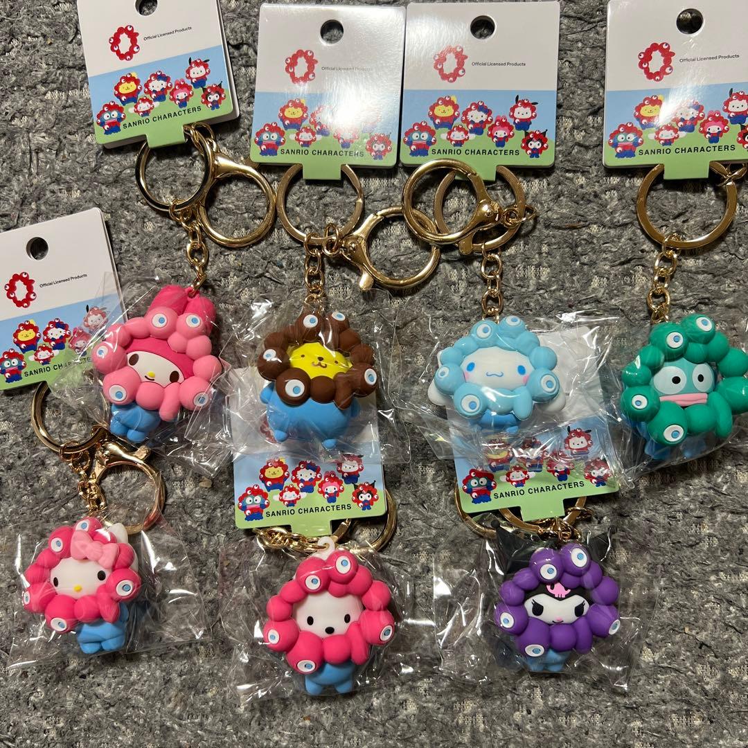 ミャクミャクサンリオパステルキーホールダー コンプリート