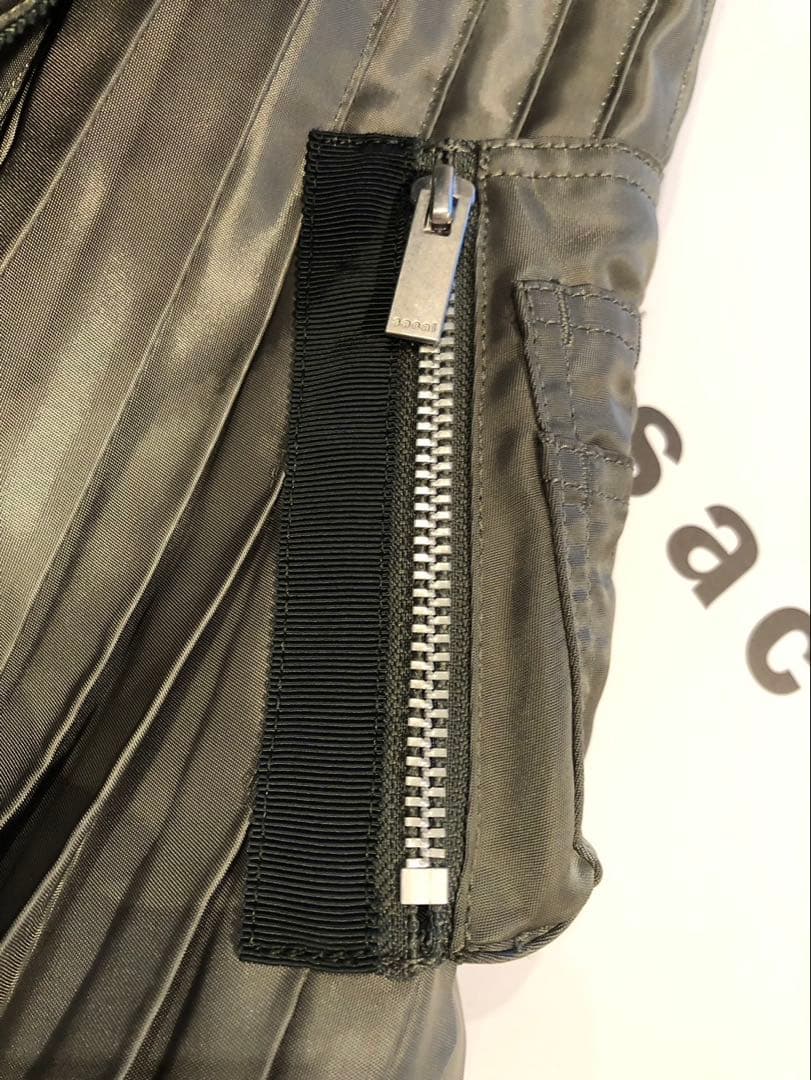 【新品未使用タグ付き】 sacai サカイプリーツ　コート　MA-1ジャケット