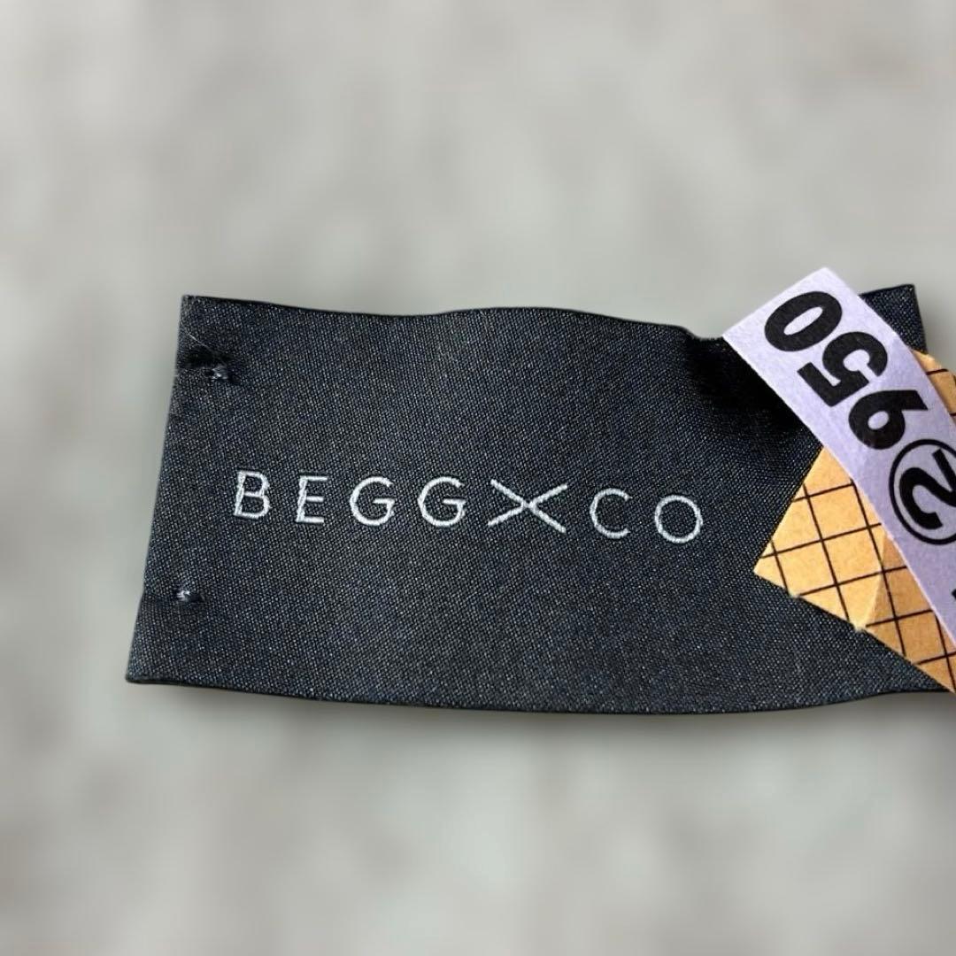 BEGG×CO リバーシブル大判ストール ベージュ ベグアンドコー