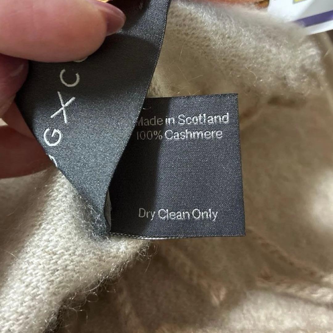 BEGG×CO リバーシブル大判ストール ベージュ ベグアンドコー