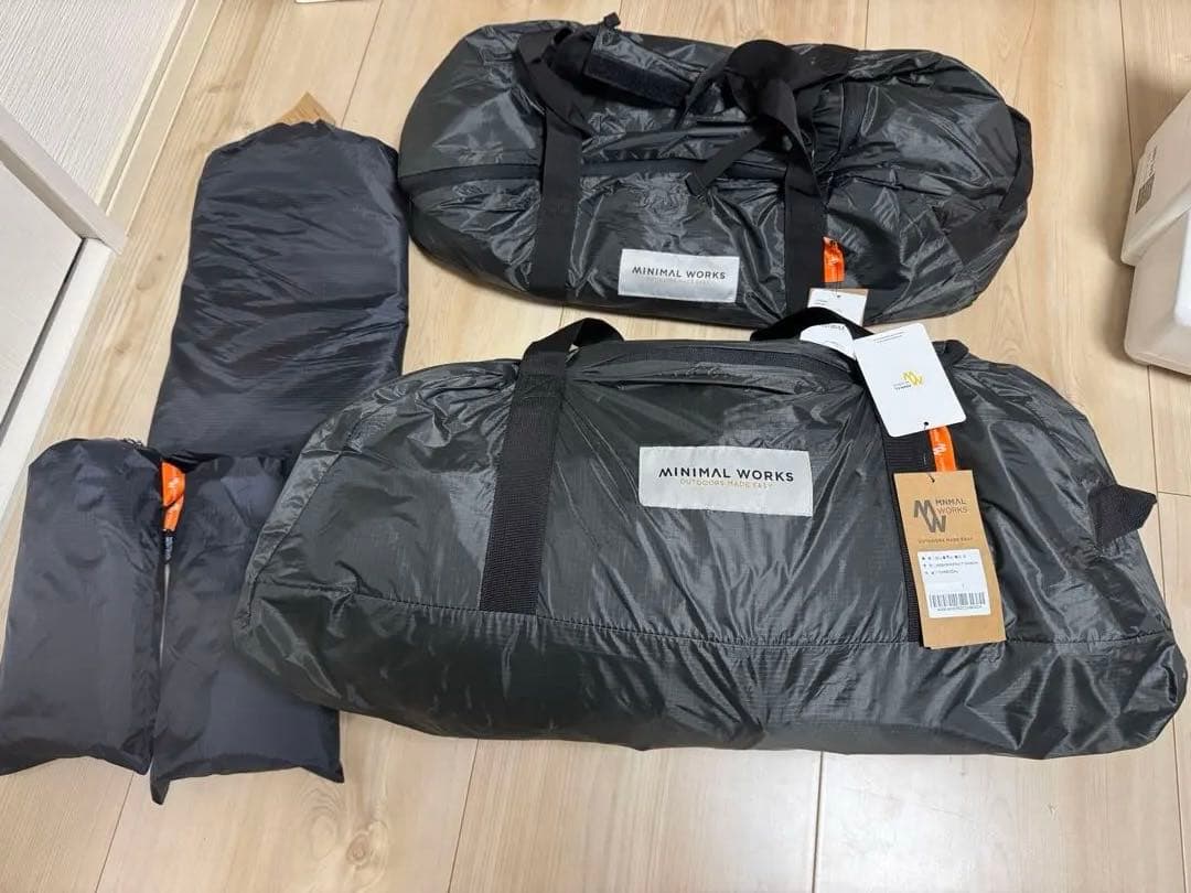 ミニマルワークス シェルターG チャコール　ベスタ・TPU・メッシュ×2