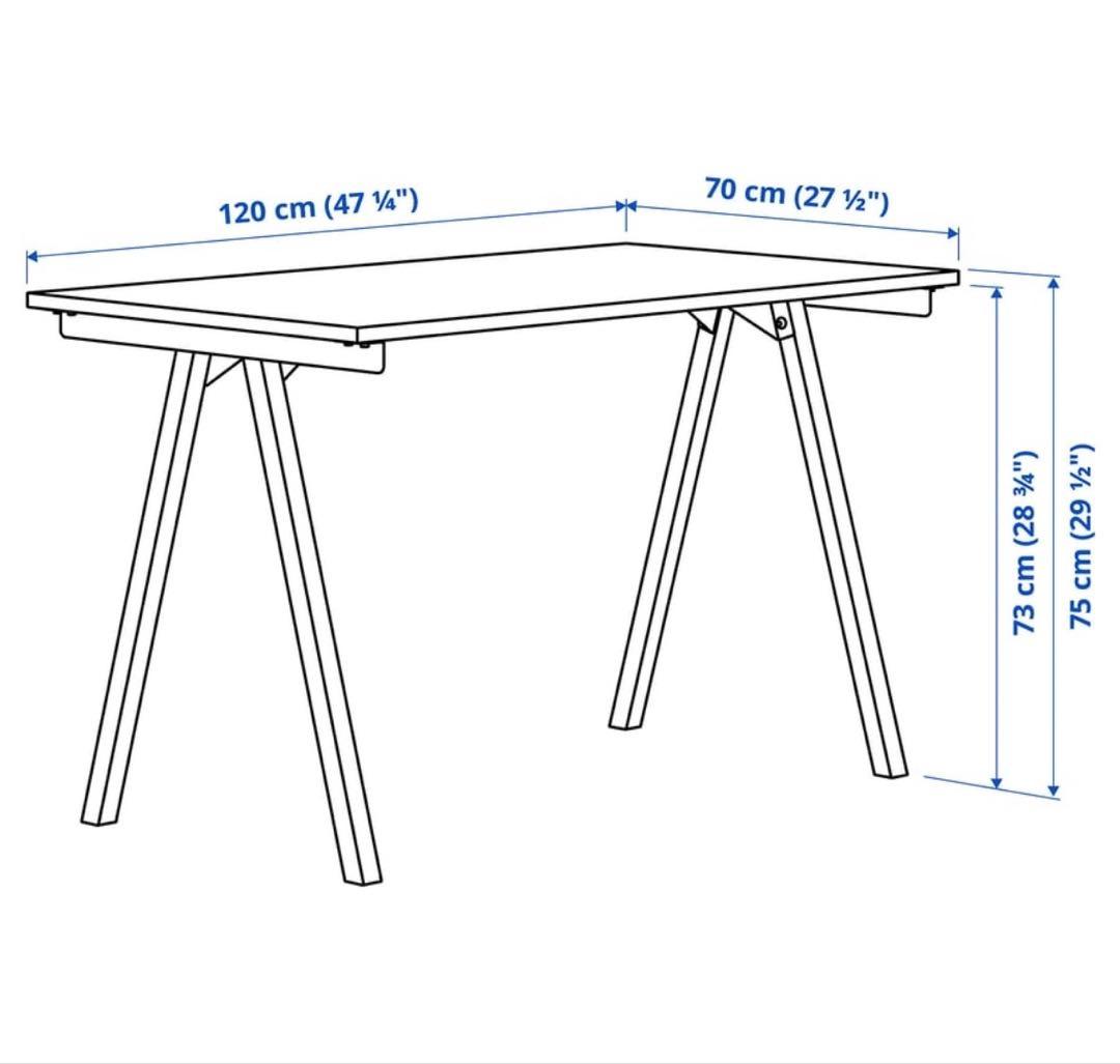 macomomo様 トロッテン デスク 120x70 cm