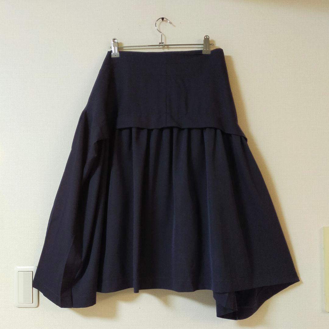 美品　tricot COMME des GARCONS　変形プリーツスカート