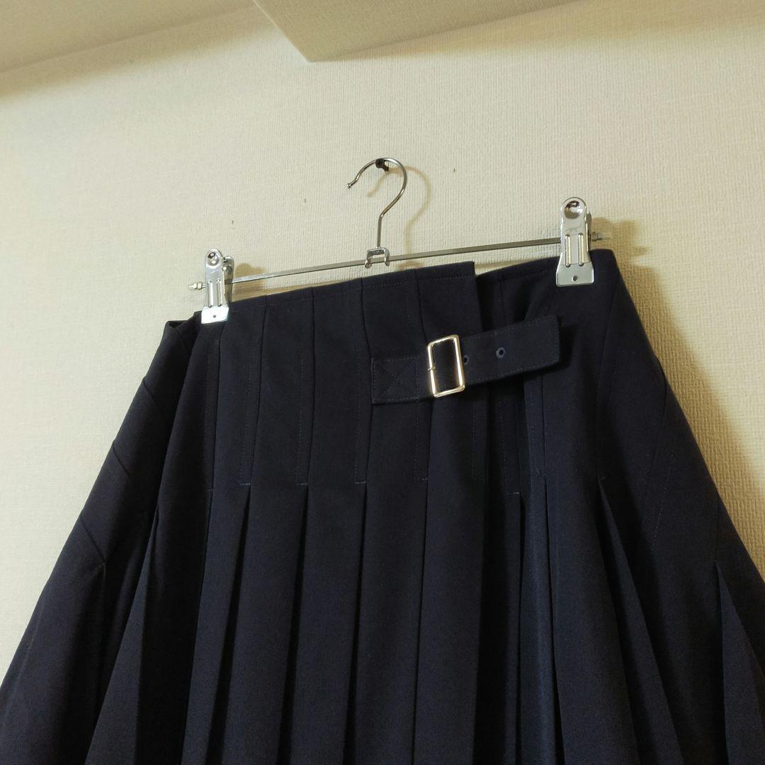 美品　tricot COMME des GARCONS　変形プリーツスカート