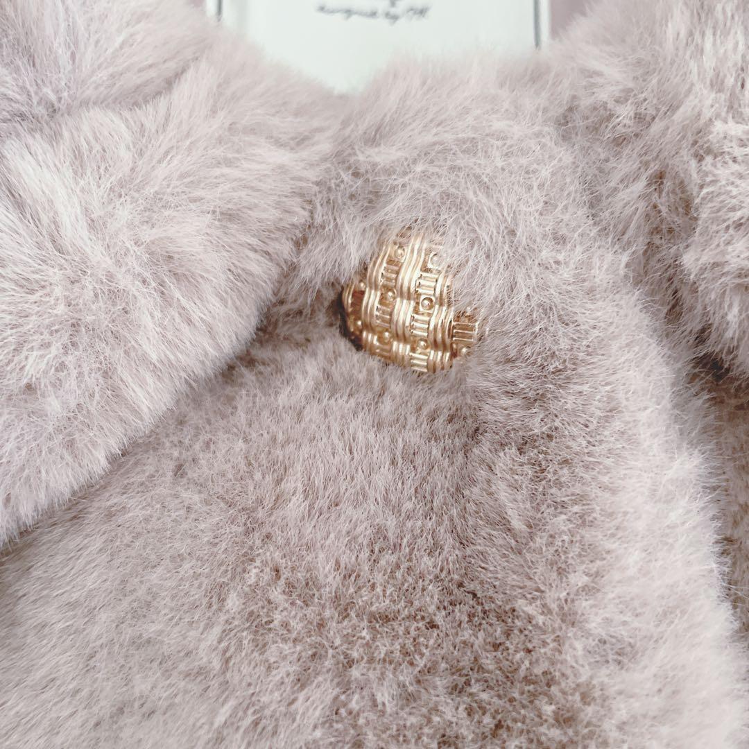 極美品 Herlipto Winter Love Faux Fur Coat