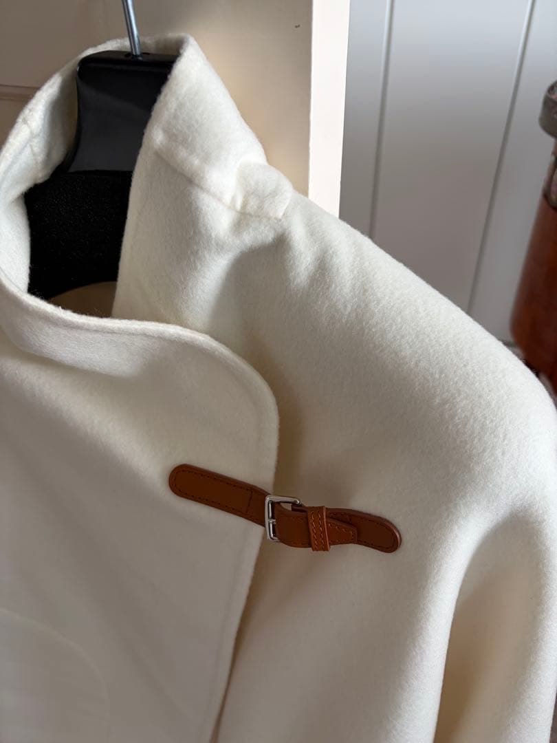 【美品】エルメス コート カシミヤ 34