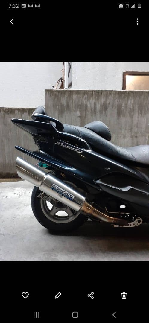 マジェスティ125リヤアンダーカウル