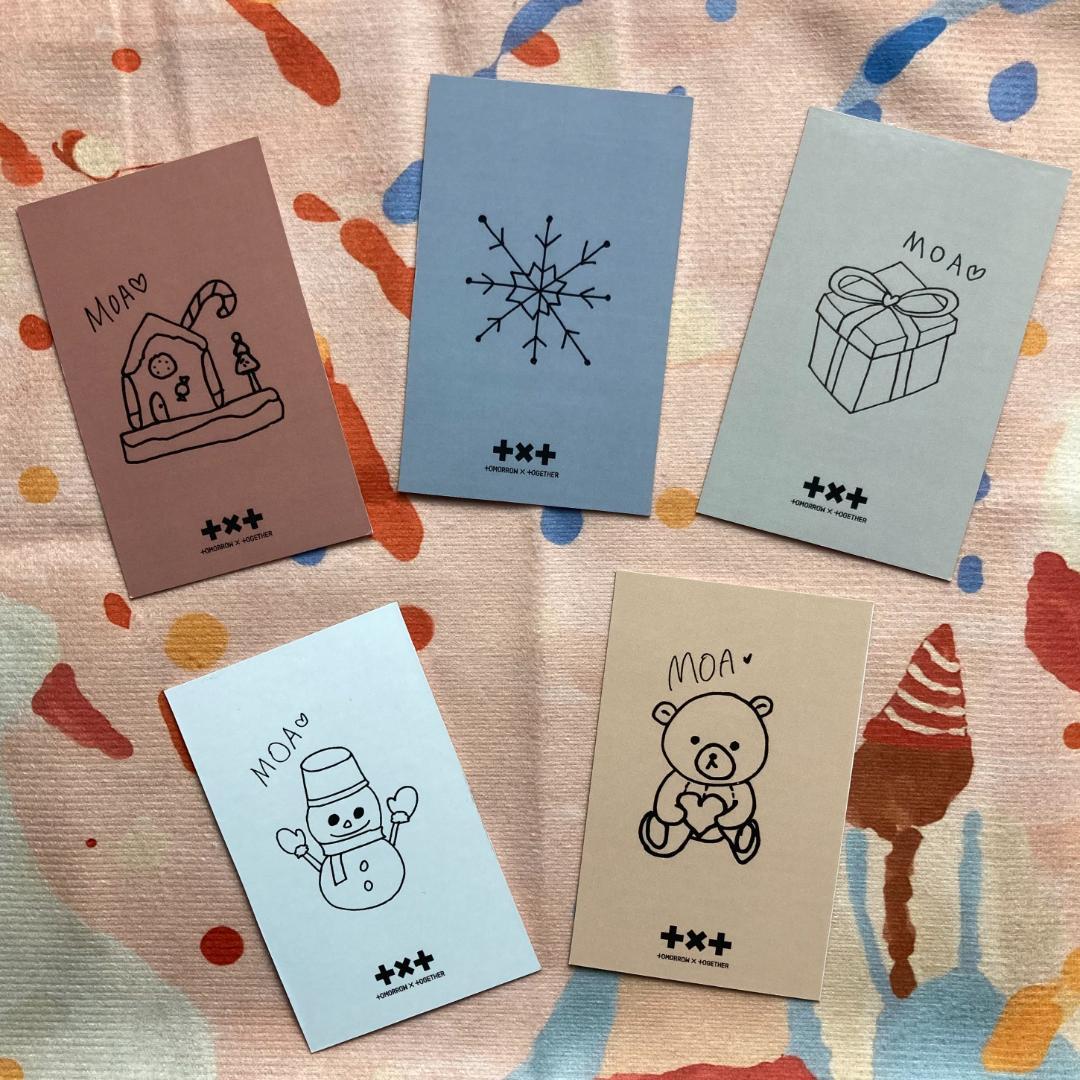 韓国 TXT 歌謡大典 SBS 限定 サノク トレカ 5枚