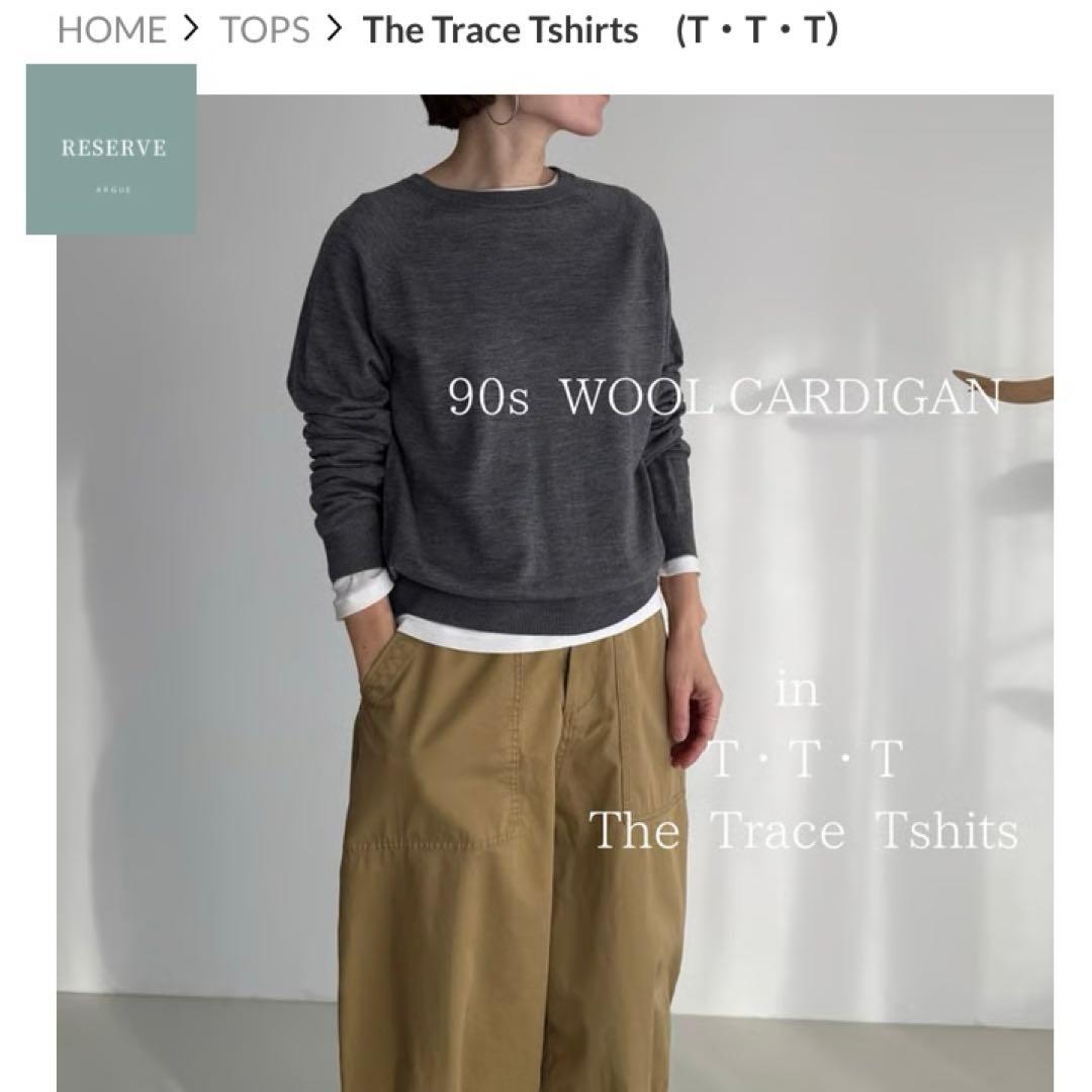 【新品未使用】ARGUE The Trace Tshirts (T•T•T) 白