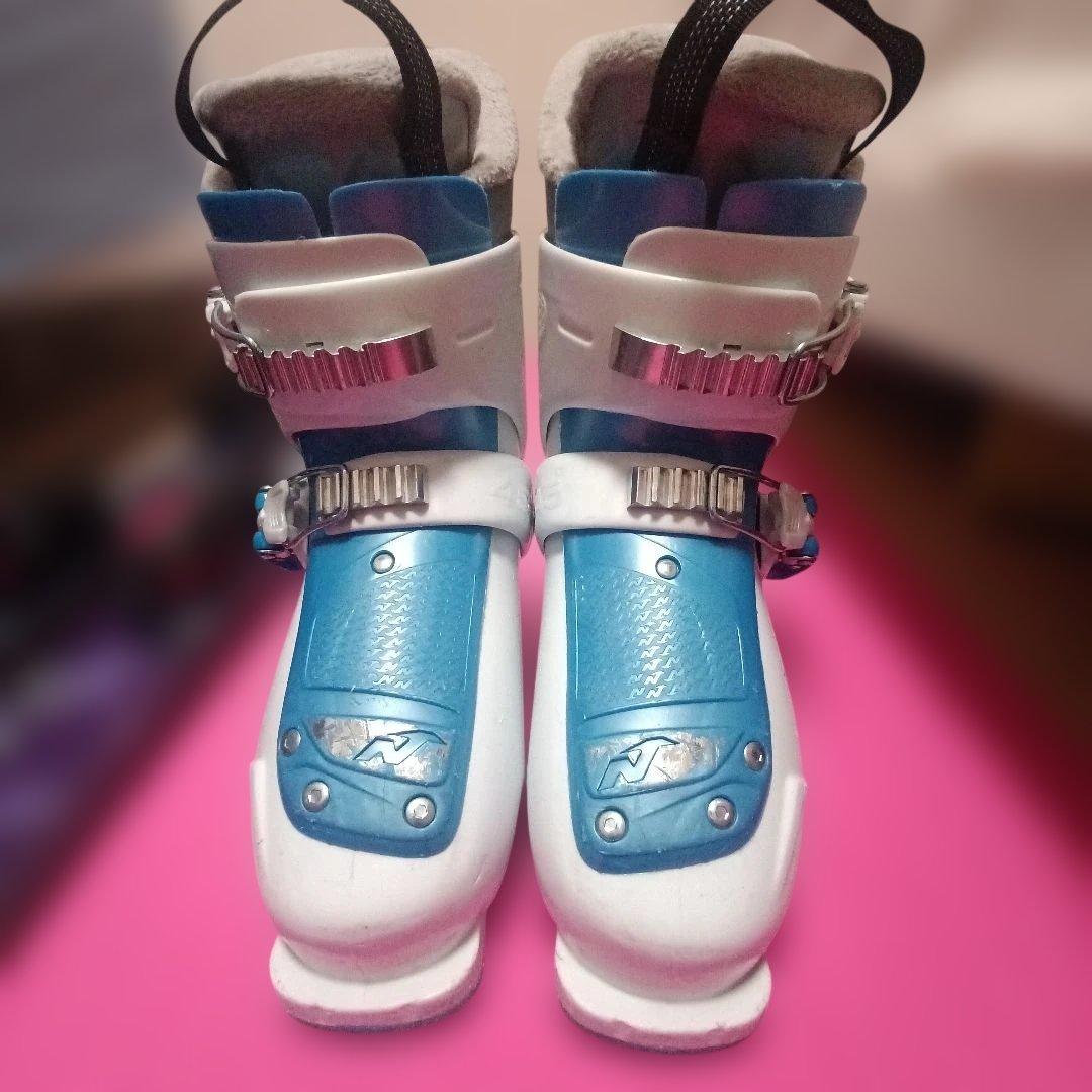 KAZAMA106cm☆ブーツ20−21.5cm☆ストック ジュニアスキー