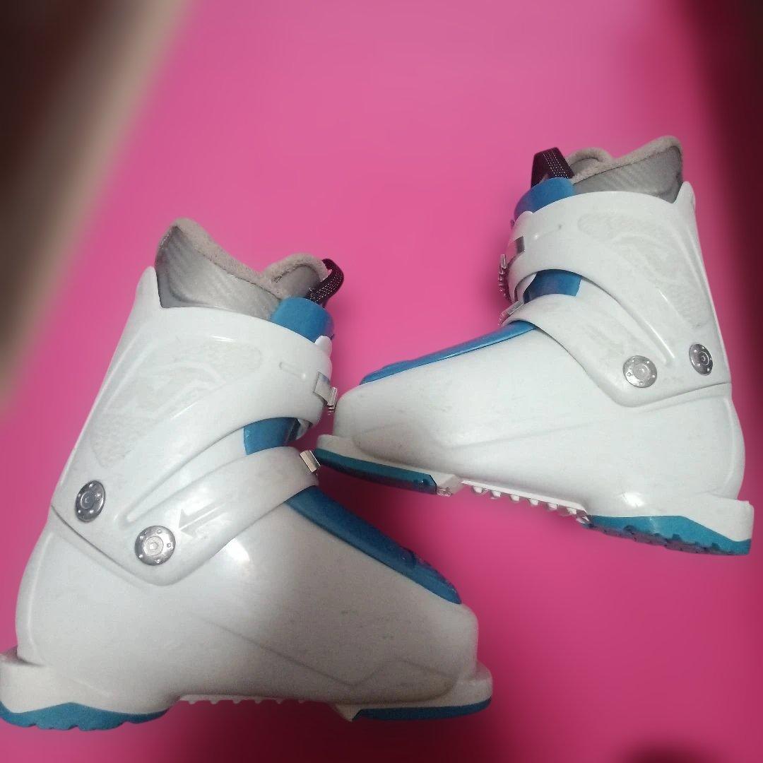 KAZAMA106cm☆ブーツ20−21.5cm☆ストック ジュニアスキー