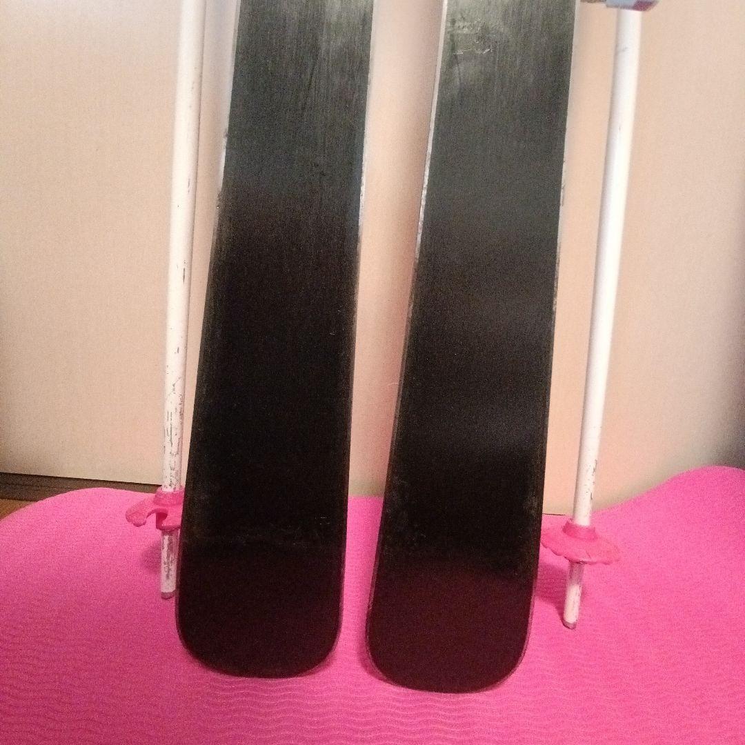 KAZAMA106cm☆ブーツ20−21.5cm☆ストック ジュニアスキー