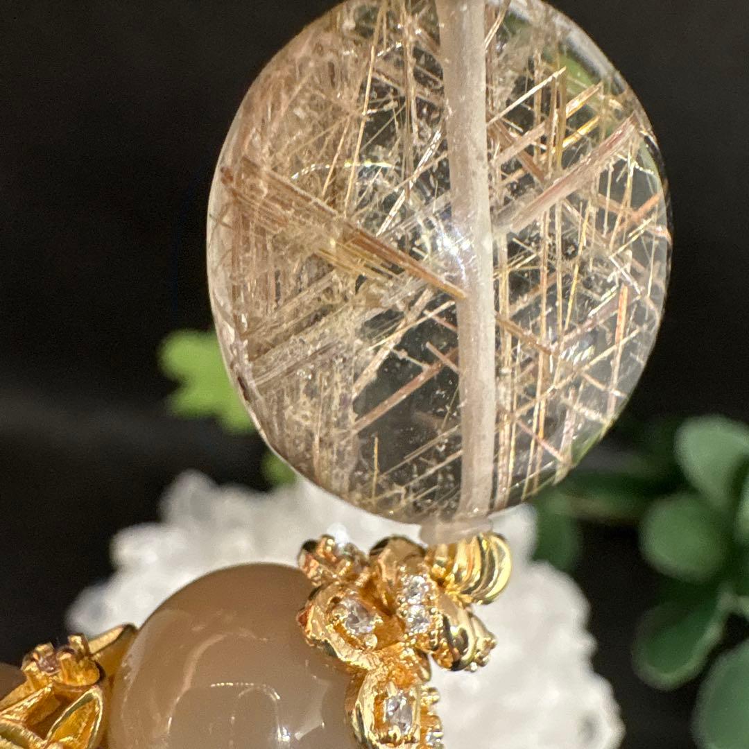 ＊るんるん様＊シルバールチル　ミックスムーンストーン　ブレスレット