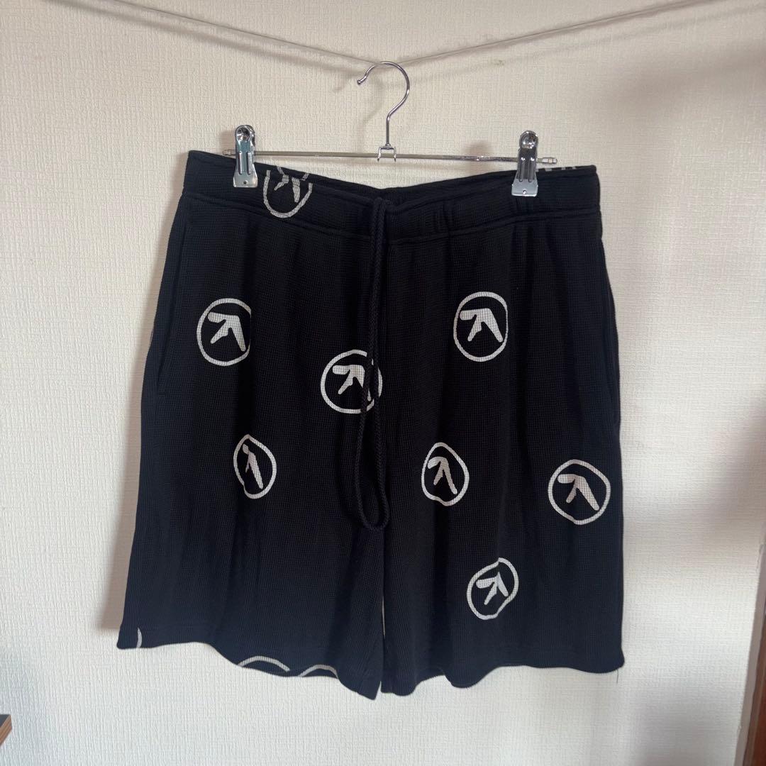 Supreme ロゴプリント ショートパンツ 黒