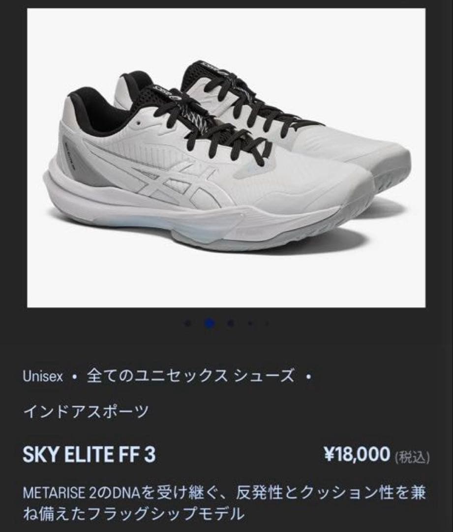 バレーボールシューズ 28.5