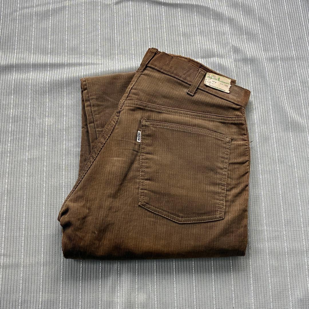 パンツ 60s Levi's 518 E Corduroy Bottom Brown