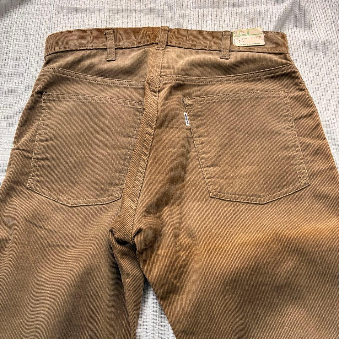 パンツ 60s Levi's 518 E Corduroy Bottom Brown