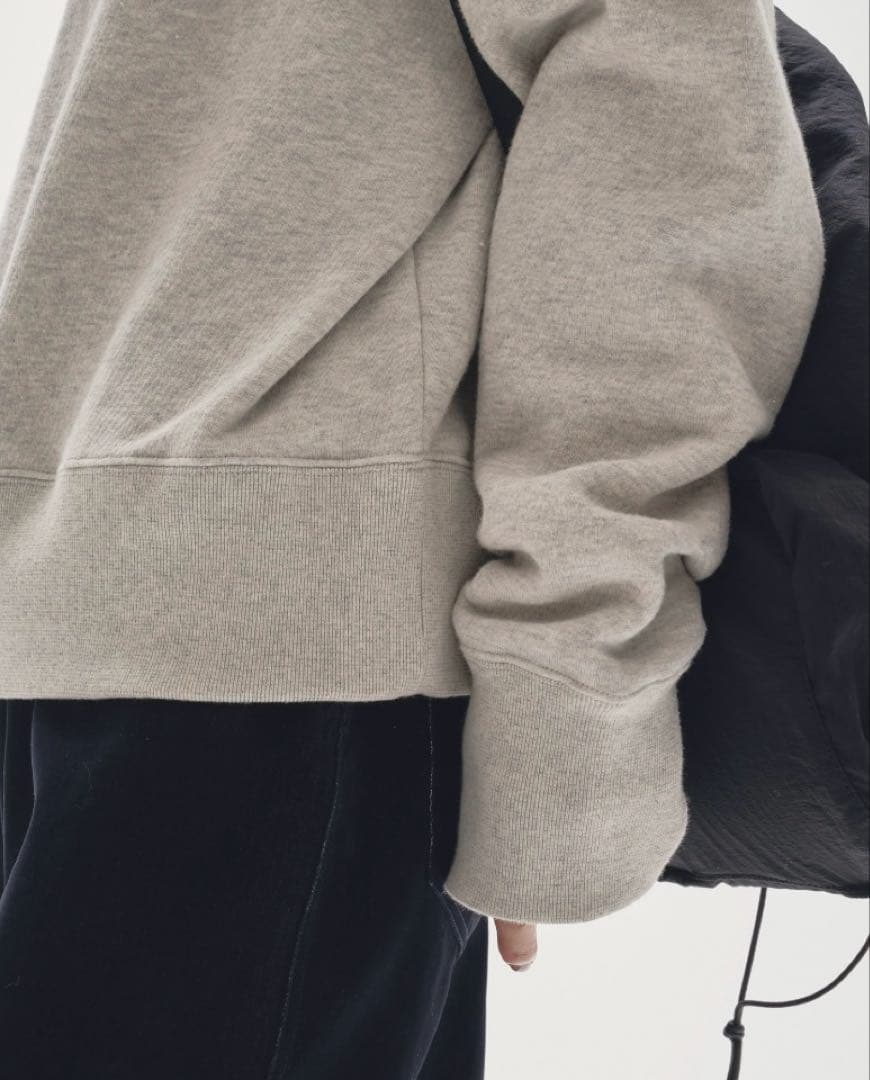 TODAYFUL Cotton Brushed Sweat ライトグレー