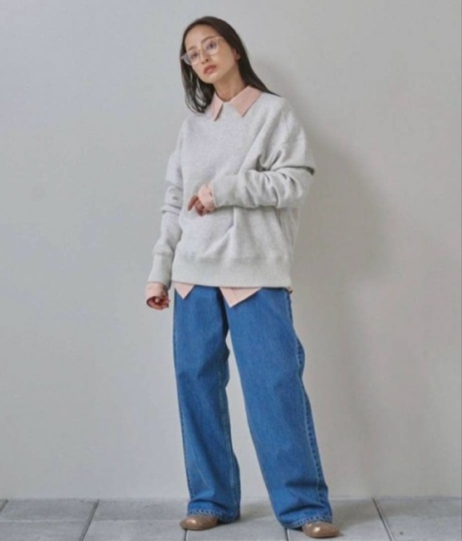 TODAYFUL Cotton Brushed Sweat ライトグレー