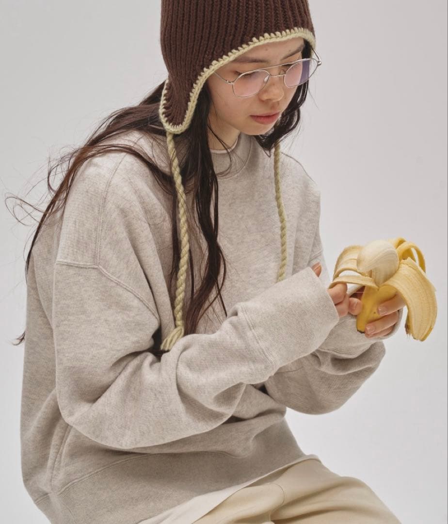 TODAYFUL Cotton Brushed Sweat ライトグレー