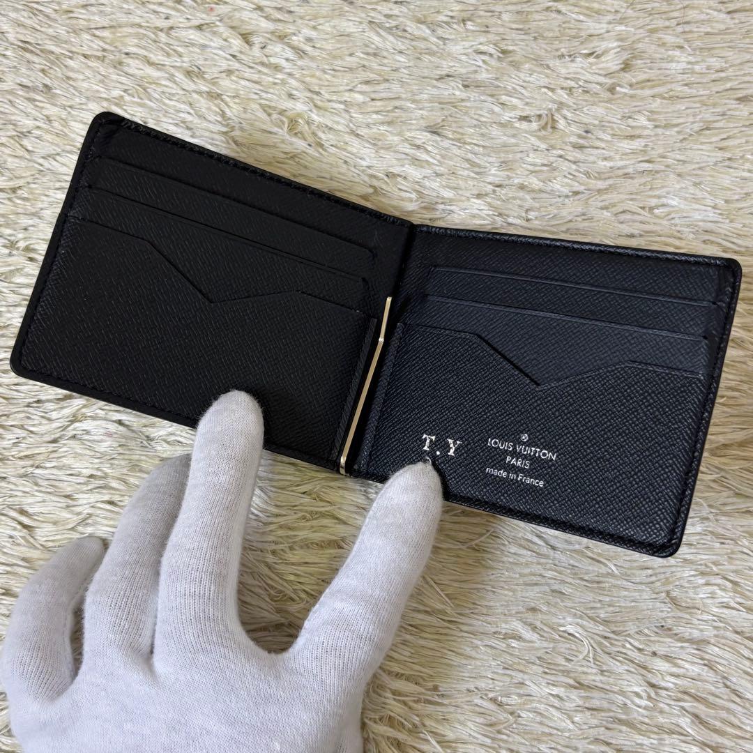IC内蔵【美品】ルイヴィトン タイガ ポルトフォイユ パンス マネークリップ
