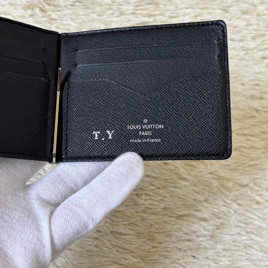 IC内蔵【美品】ルイヴィトン タイガ ポルトフォイユ パンス マネークリップ