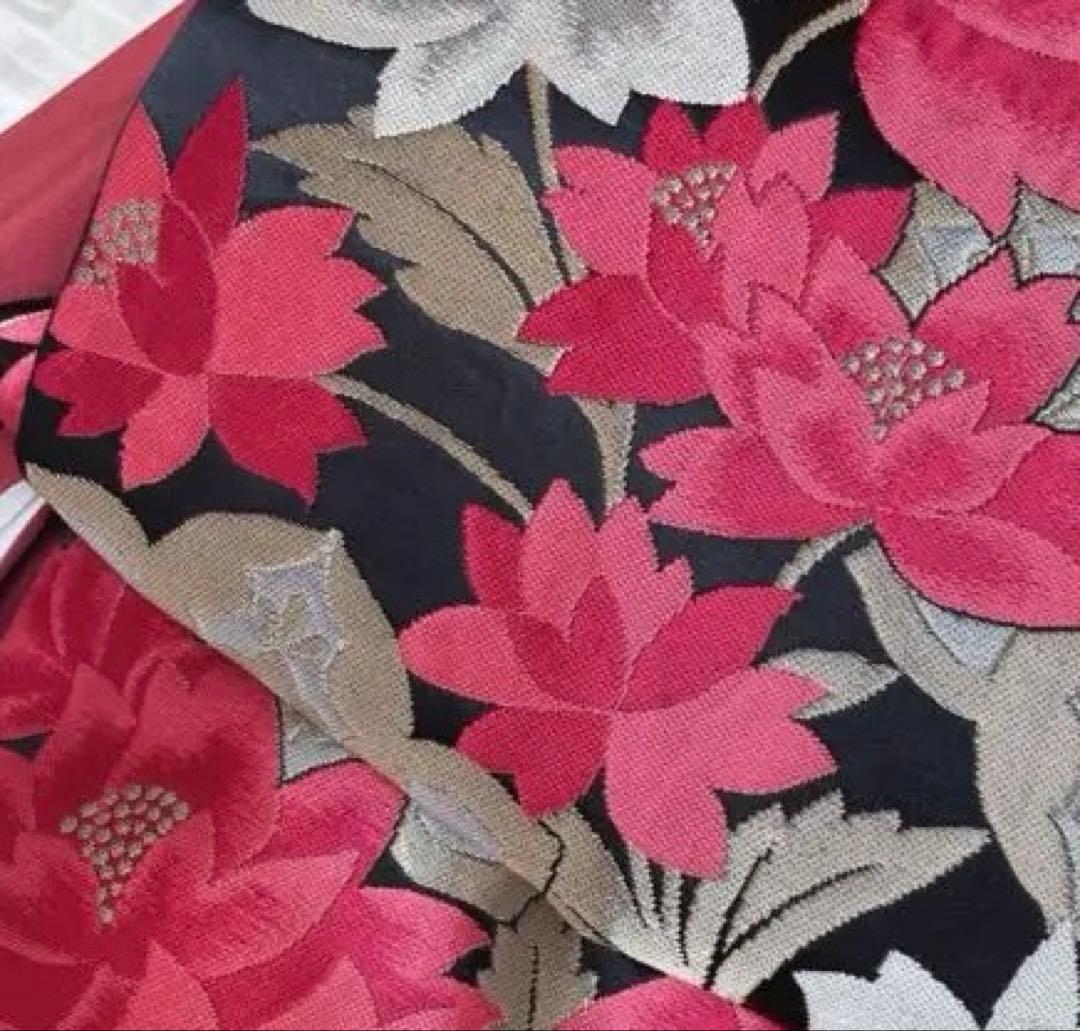 ★最終お値下げ★訪問着　フルセット　友禅　椿　蕾　赤