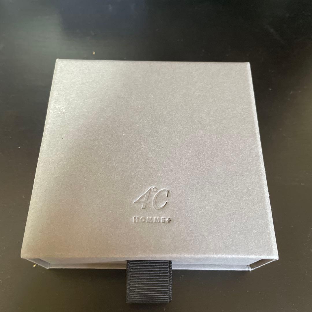 4℃ HOMME+ プラチナピアス 片耳用