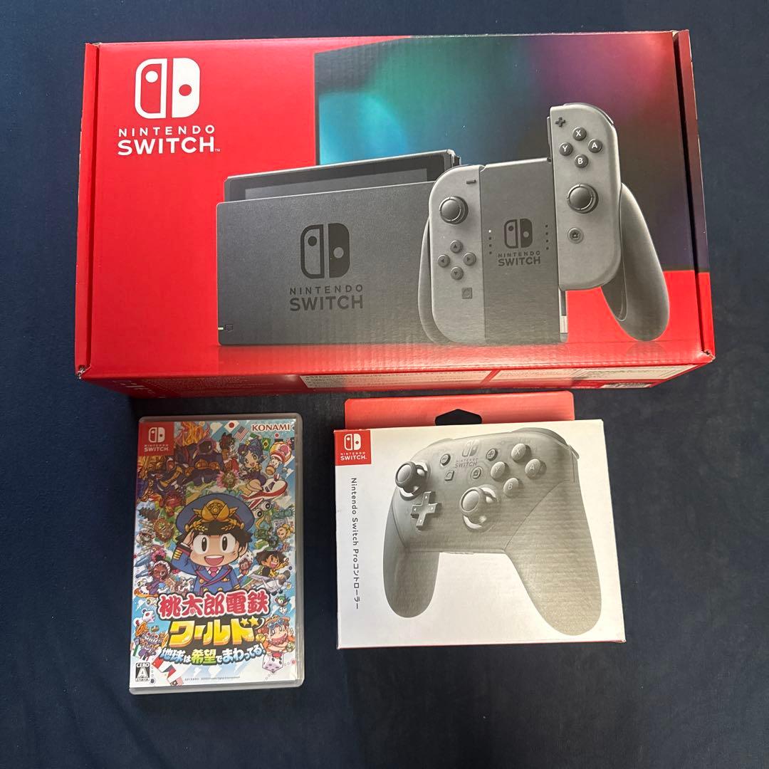 Nintendo Switch 本体（ニンテンドースイッチ）Joy-Conグレー