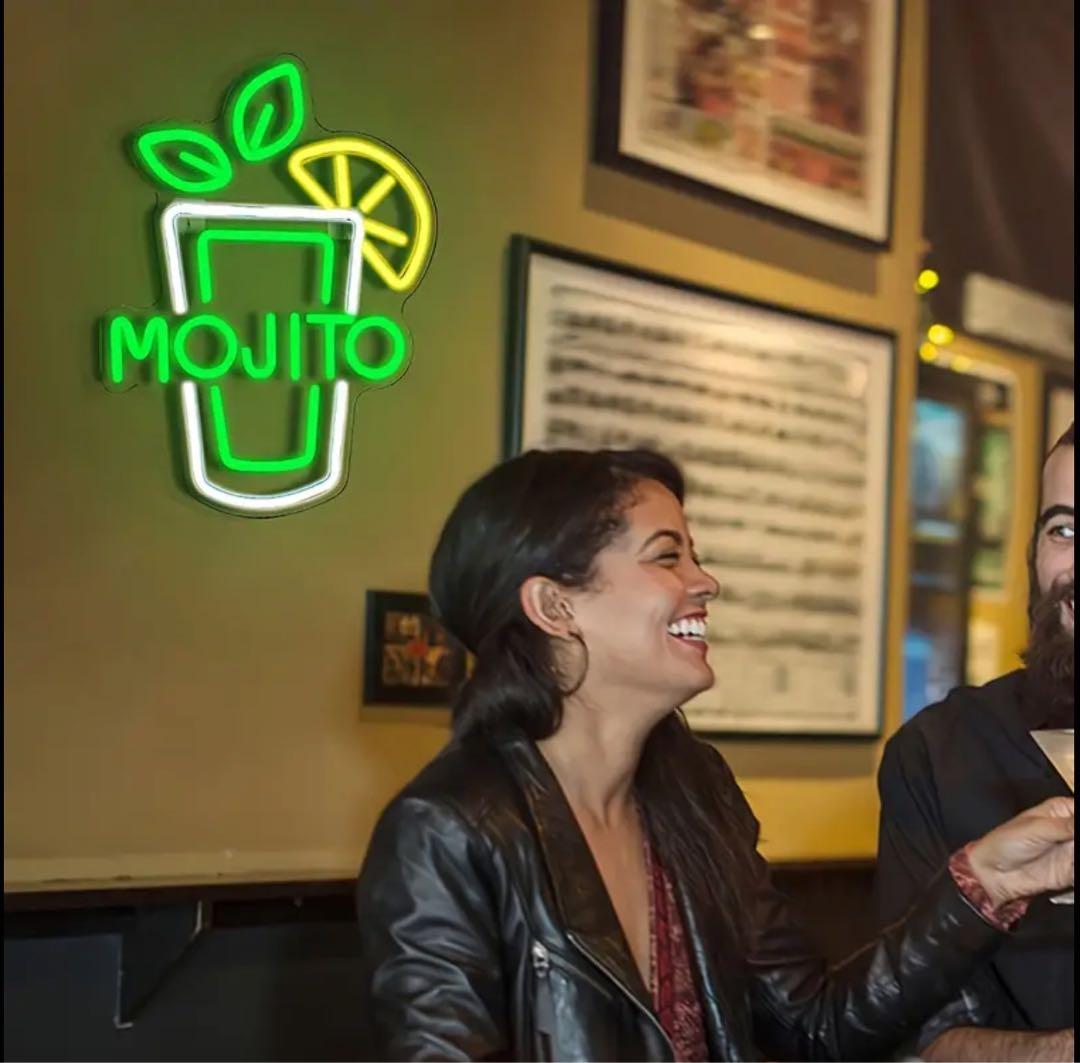 カクテル モヒート cuban キューバ お酒 ネオンサイン 看板 BAR 飲食