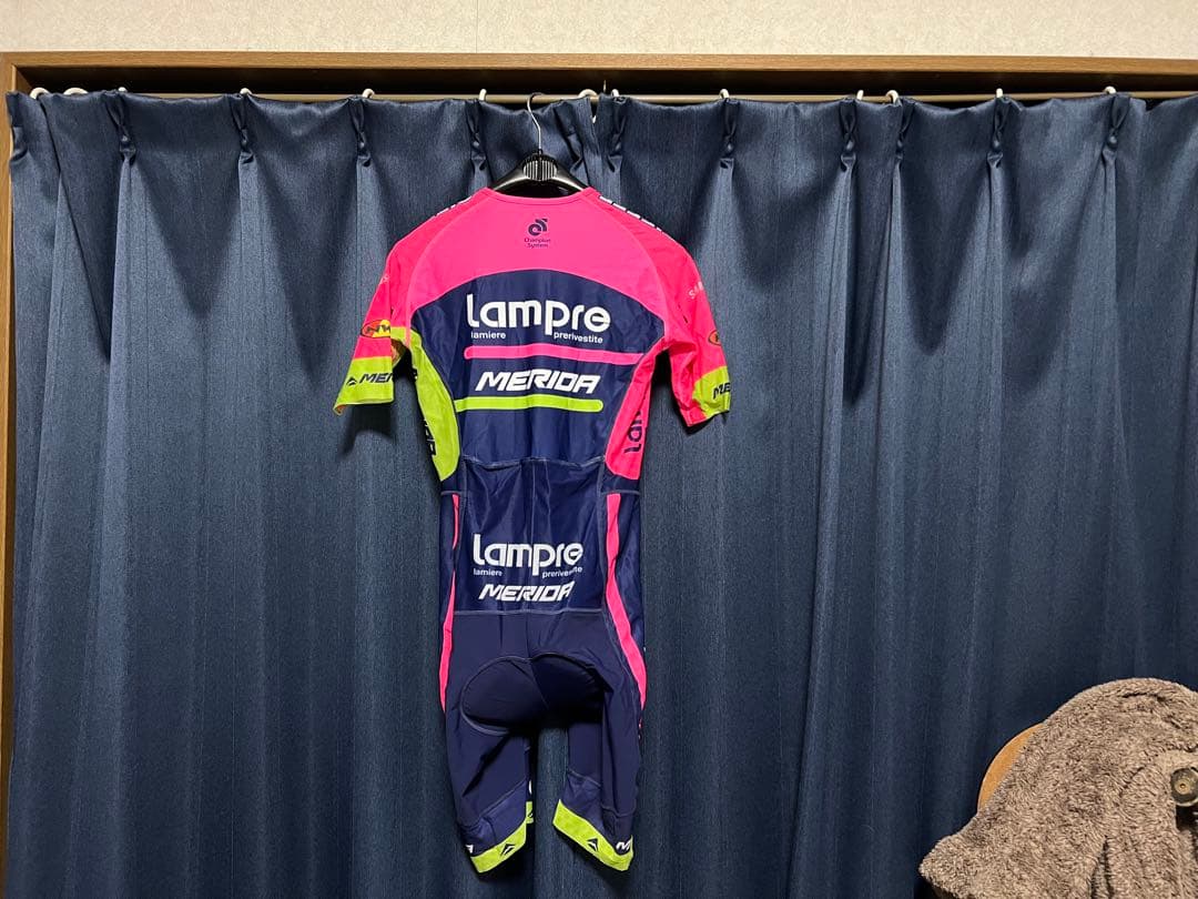 プロ支給品 lampre merida ランプレメリダ スキンスーツ Sサイズ
