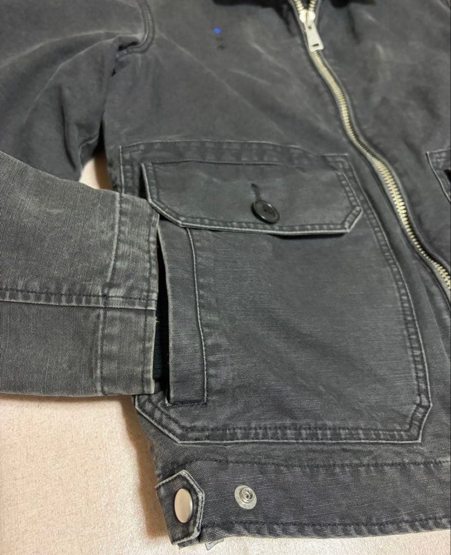 90s R.NEWBOLD N-1 ダック デッキジャケット ボアライナー取外し