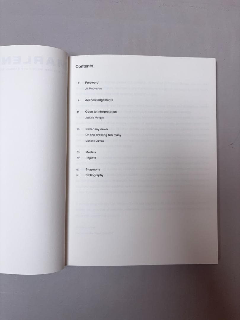 Marlene Dumas OneHundred Modelマルレーネ・デュマス