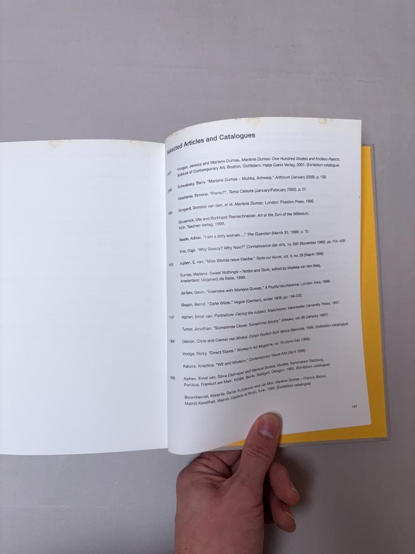 Marlene Dumas OneHundred Modelマルレーネ・デュマス