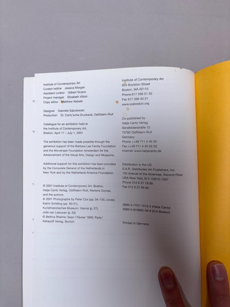 Marlene Dumas OneHundred Modelマルレーネ・デュマス