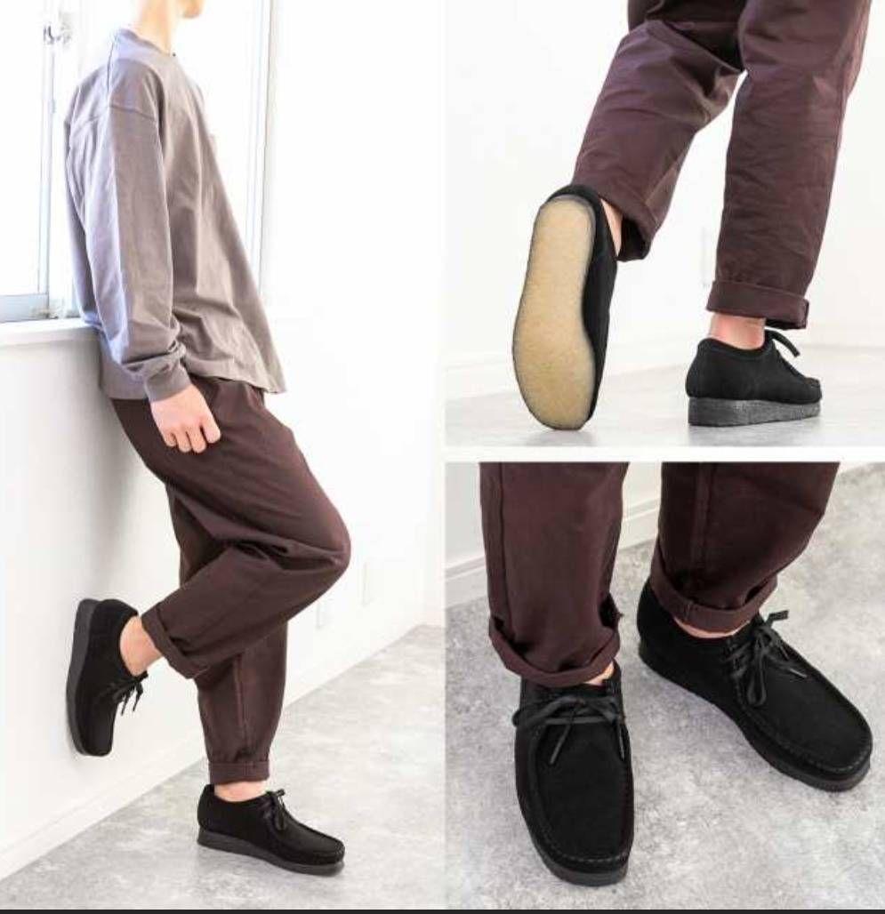 Clarks ブラック Wallabee 27cm クラークス ワラビー