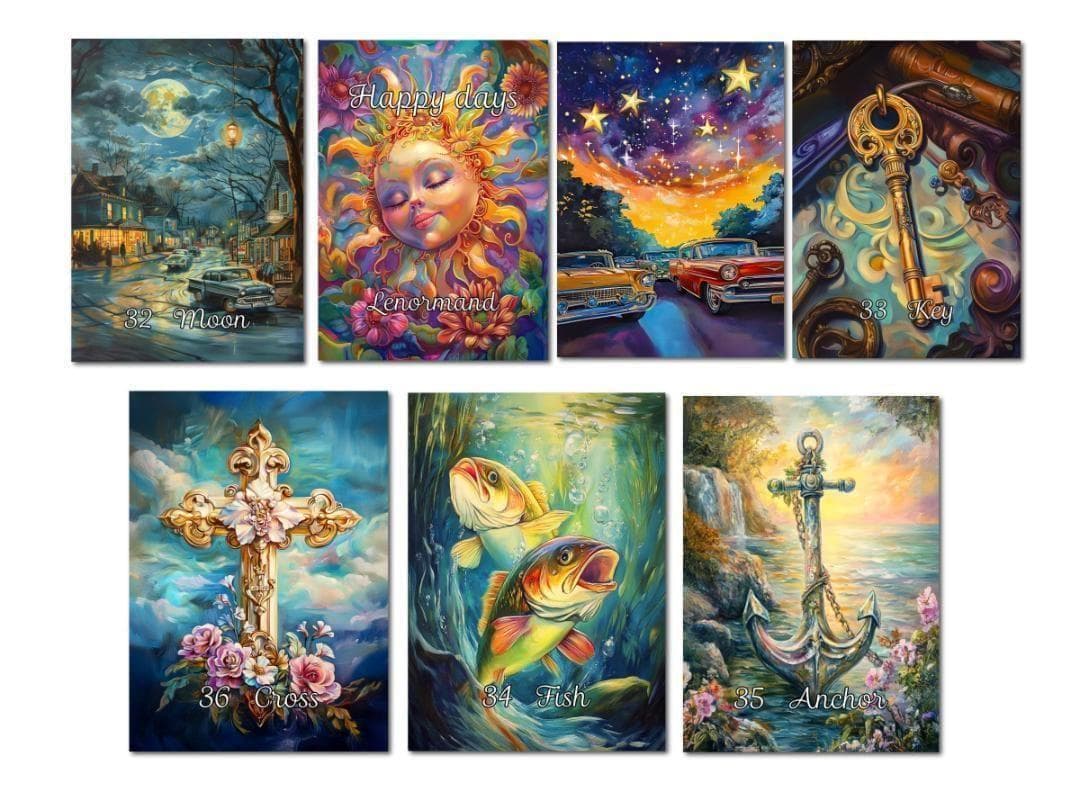 【正規品ルノルマンカード】１点限定✨美麗✨1950年代の幸せな日々のデッキ