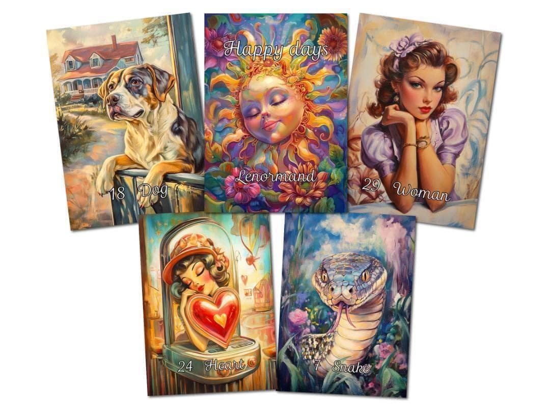 【正規品ルノルマンカード】１点限定✨美麗✨1950年代の幸せな日々のデッキ