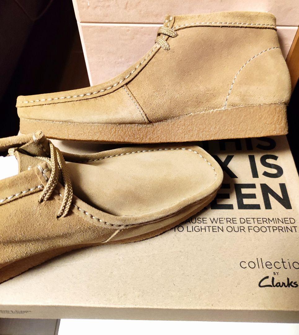 b*r様 【新品!!】クラークス ワラビーブーツ　25cm ダークサンドスエード